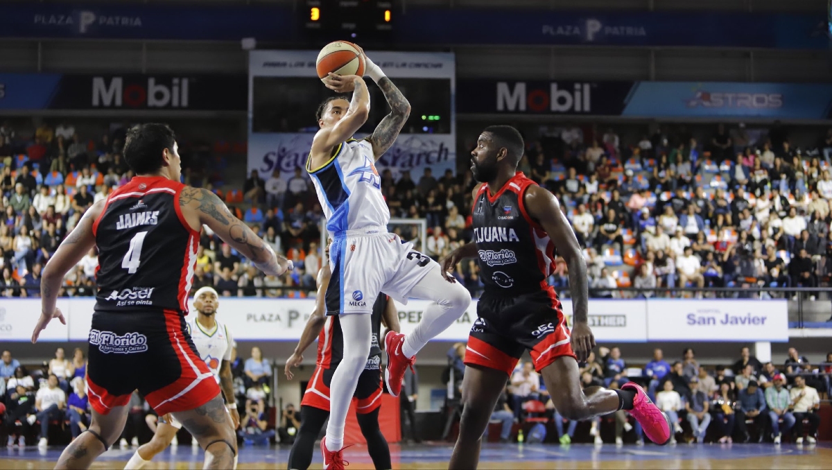 La quinteta tapatía vino de atrás para vencer a Zonkeys de Tijuana (Foto: Cortesía Astros)