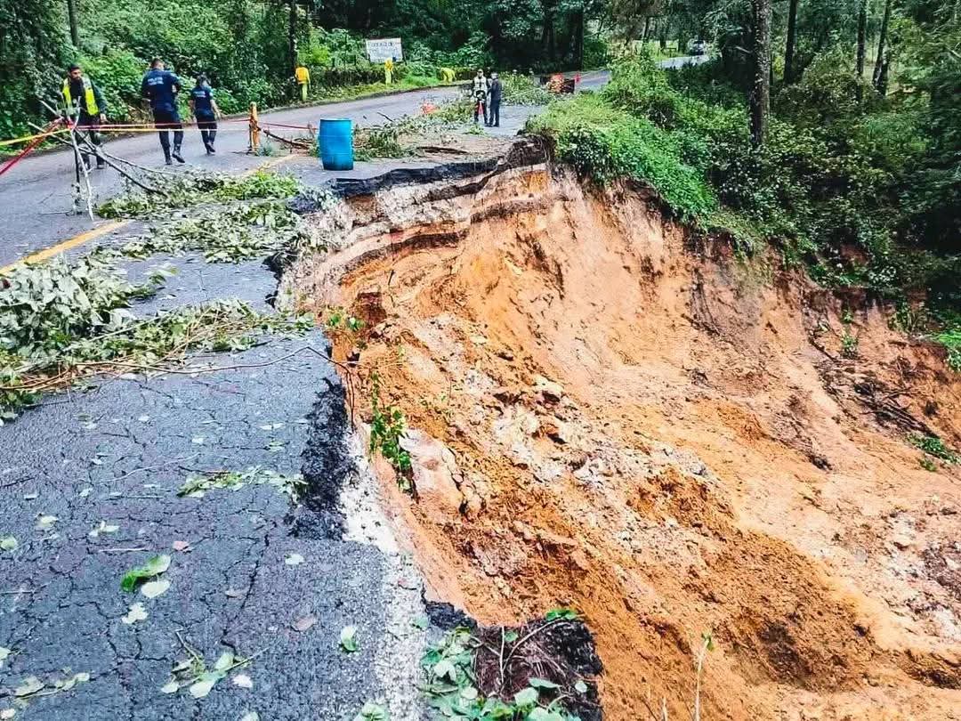Afectaciones por lluvias en Hidalgo. (Especial)