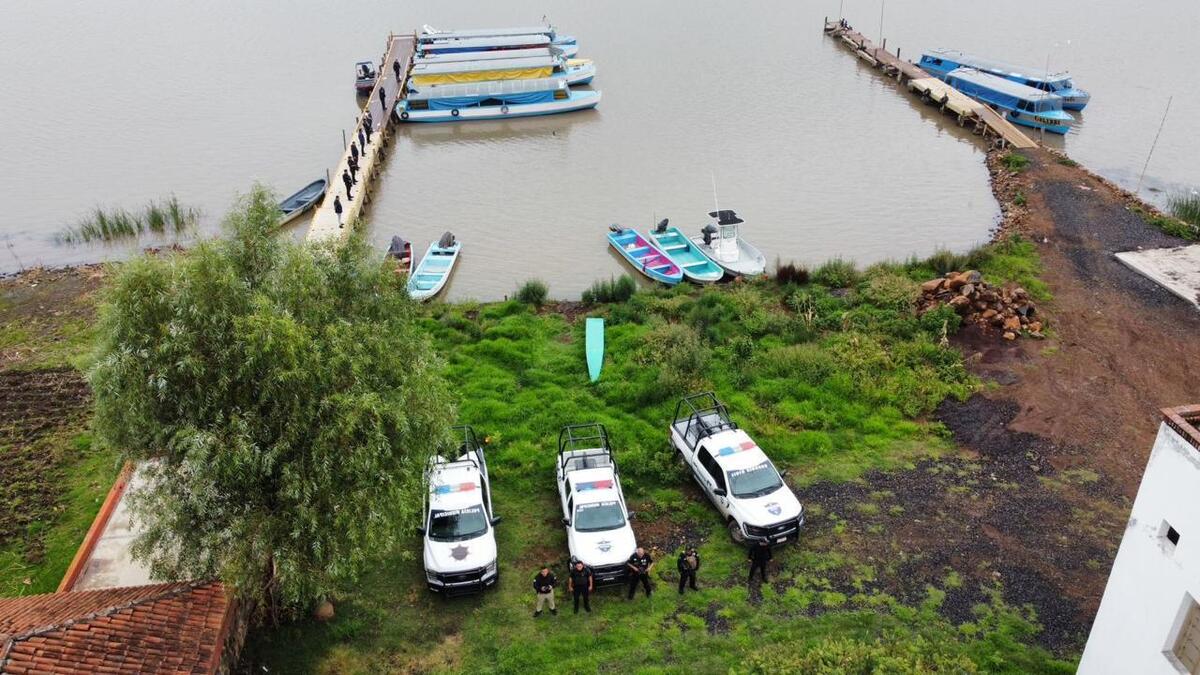 Los drones permitieron vigilar en tiempo real la zona para prevenir la extracción ilegal de agua. | Foto: @SSeguridad_Mich
