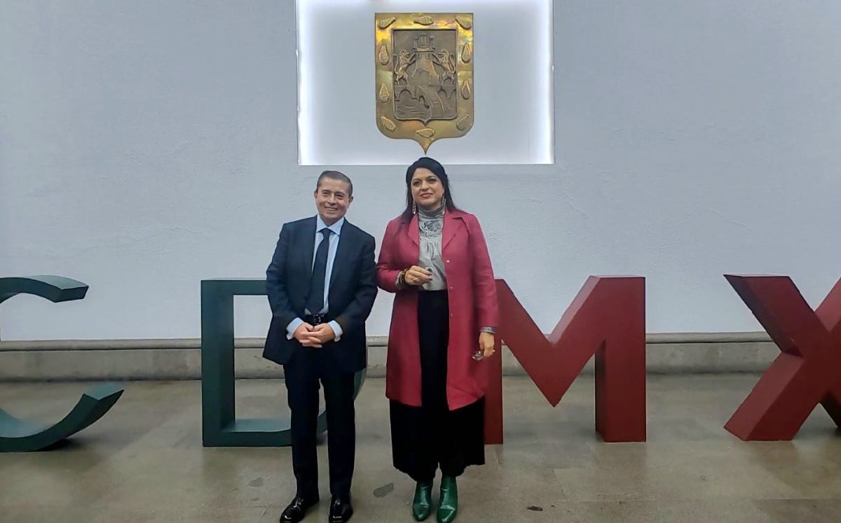 El alcalde de Coyoacán y la secretaria de turismo de la CdMx | Especial