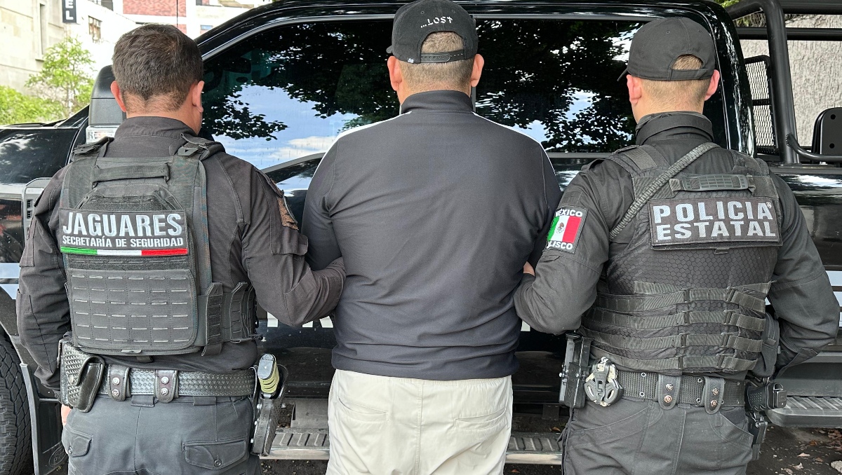 El falso elemento fue detenido en San Pedro Tlaquepaque (Foto: Cortesía)