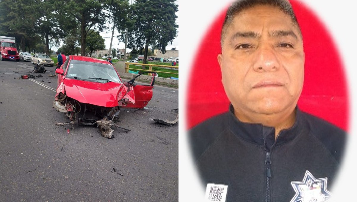 Por el impacto, la víctima salió proyectada hacia el río en Toluca. Foto: (Especial)