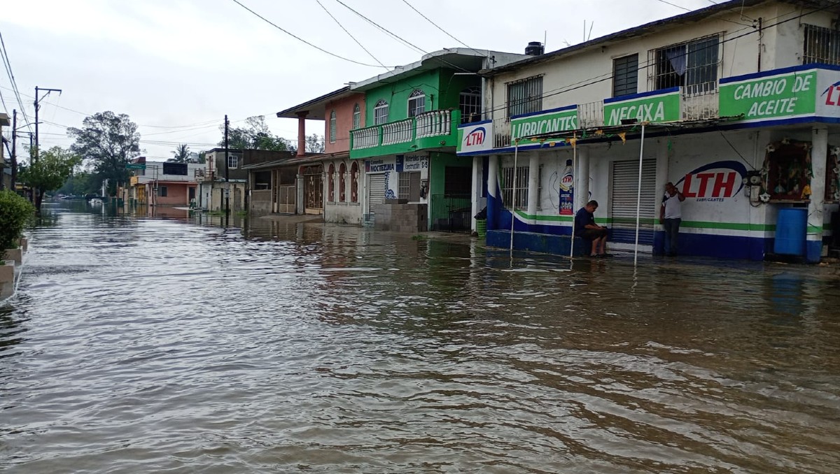 Inundaciones en Ciudad Madero. (Pablo Reyes)