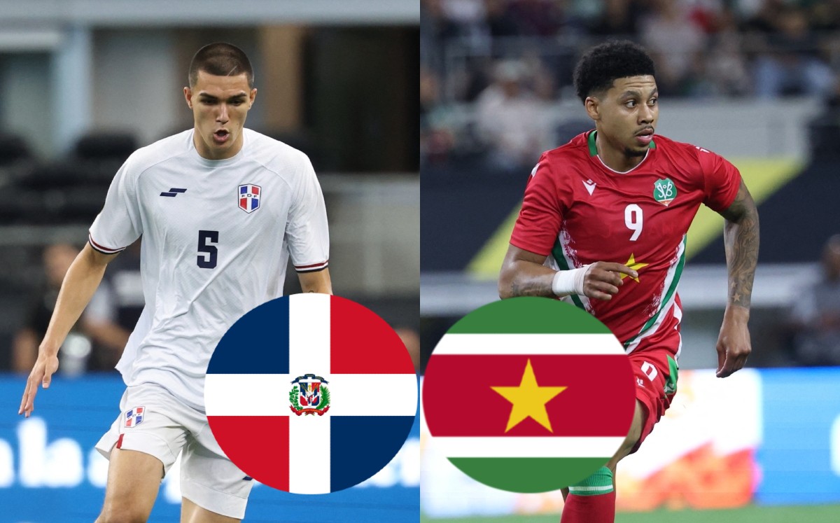 República Dominicana vs Surinam: ¿Dónde y a qué hora VER partido HOY de la Copa Oro 2025?