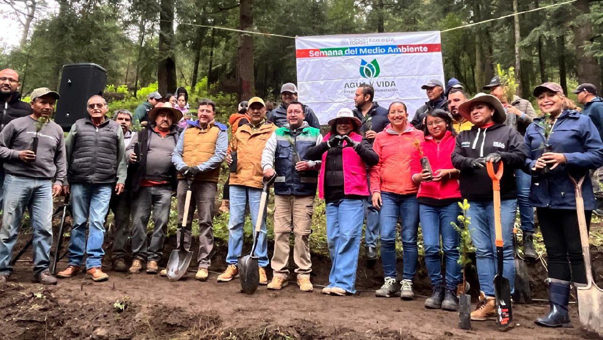 "Agua y Vida 2025" tiene como objetivo la restauración de áreas forestales y urbanas. Foto: (Especial)