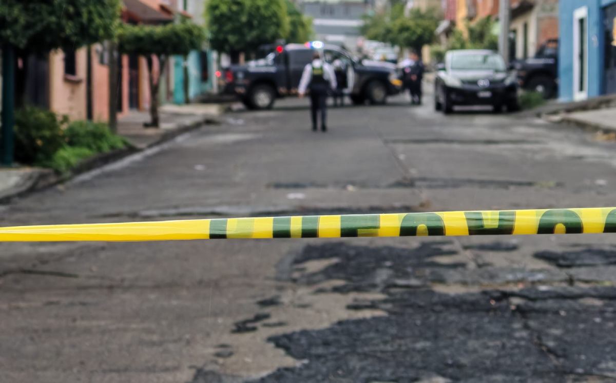 Las autoridades acordonaron la zona.
