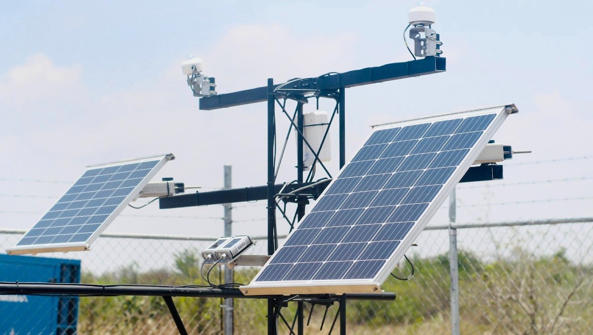 Medidor de energía fotovoltaica instalada en Altamira.