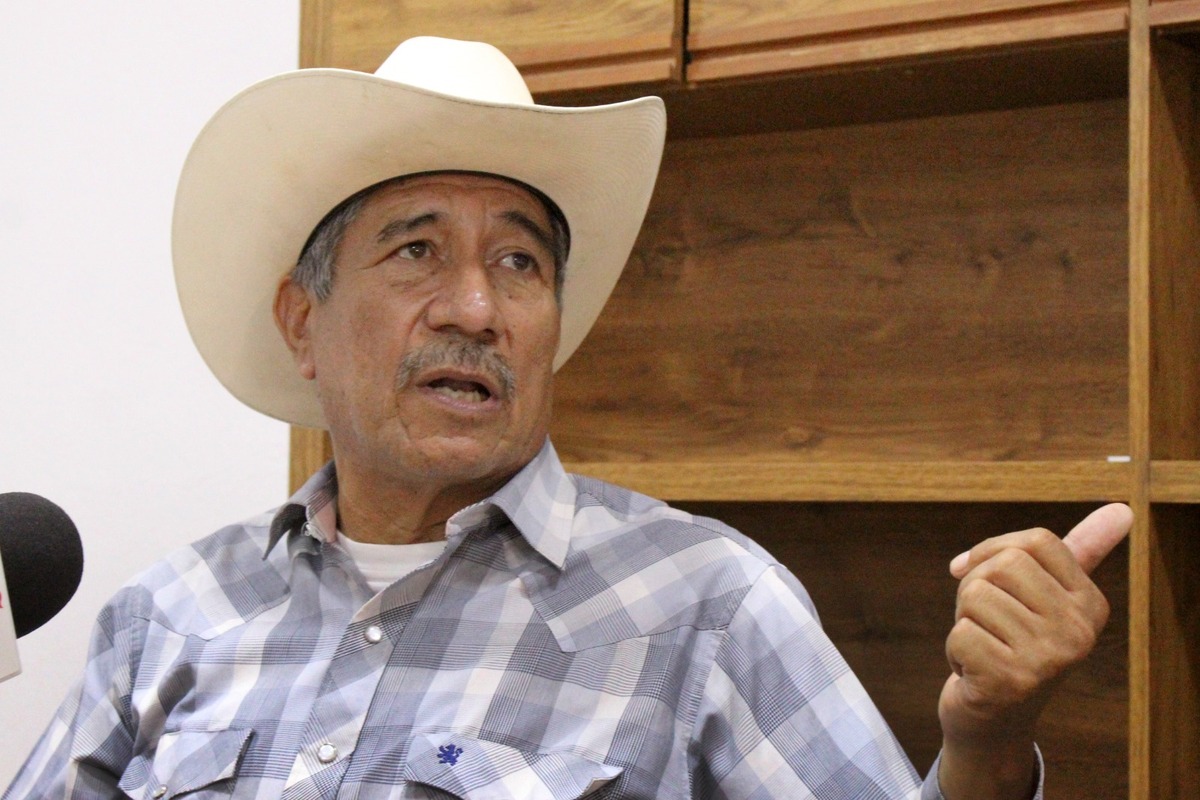 Pedro Luna Solís, delegado en funciones de presidente de la Confederación Nacional Campesina.| Roberto Amaya