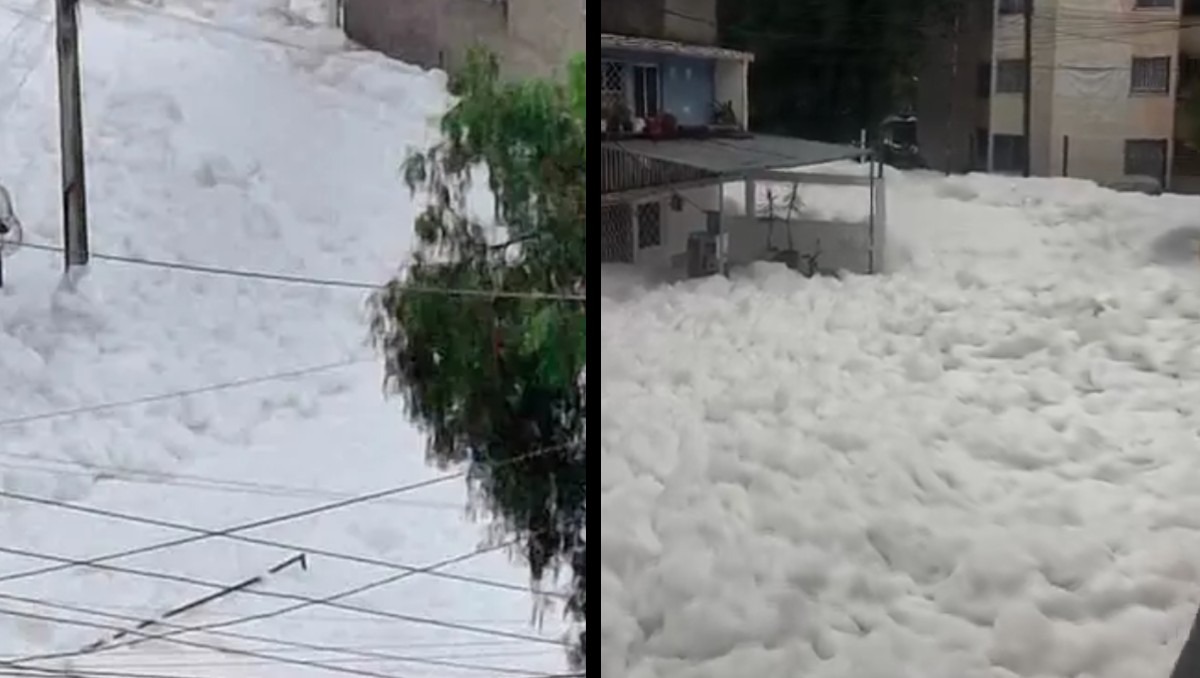 ¿Qué es la espuma blanca que apareció en Naucalpan? | Especial