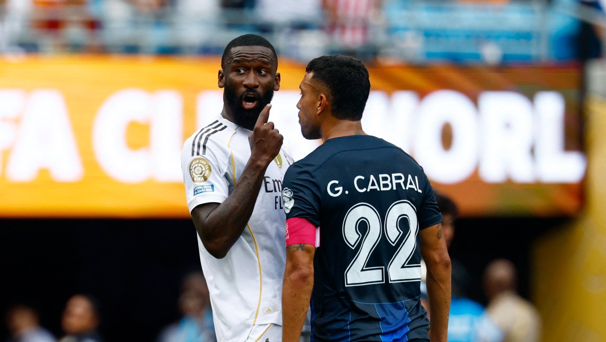 Rüdiger acusó a Gustavo Cabral de racismo durante partido del Mundial de Clubes (Reuters)