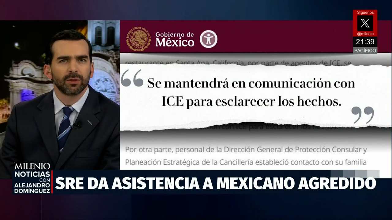 Cancillería exige atención médica y apoyo legal para mexicano detenido en EU