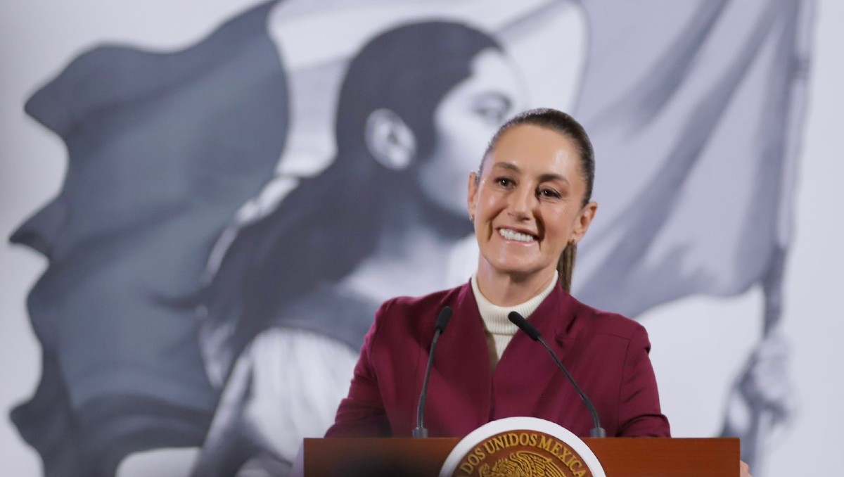 Claudia Sheinbaum durante su conferencia de prensa. | Ariel Ojeda