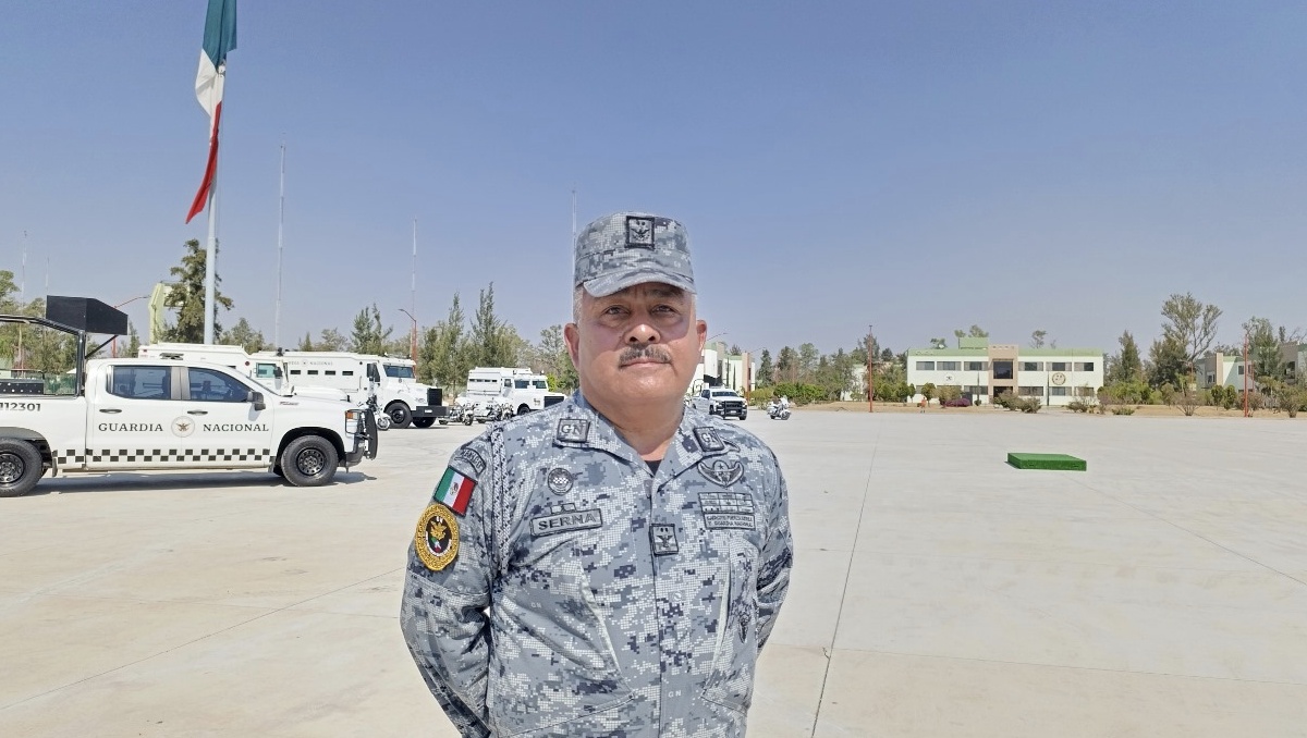 Gerardo Serna Melchor, coordinador territorial de la recién creada Coordinación Centro-Norte de la Guardia Nacional. | Amílcar Salazar