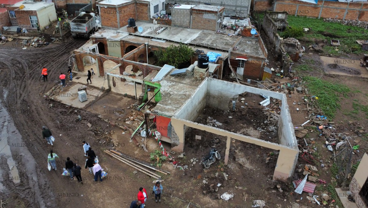 Inundación en Ocampo. | Dany Béjar.