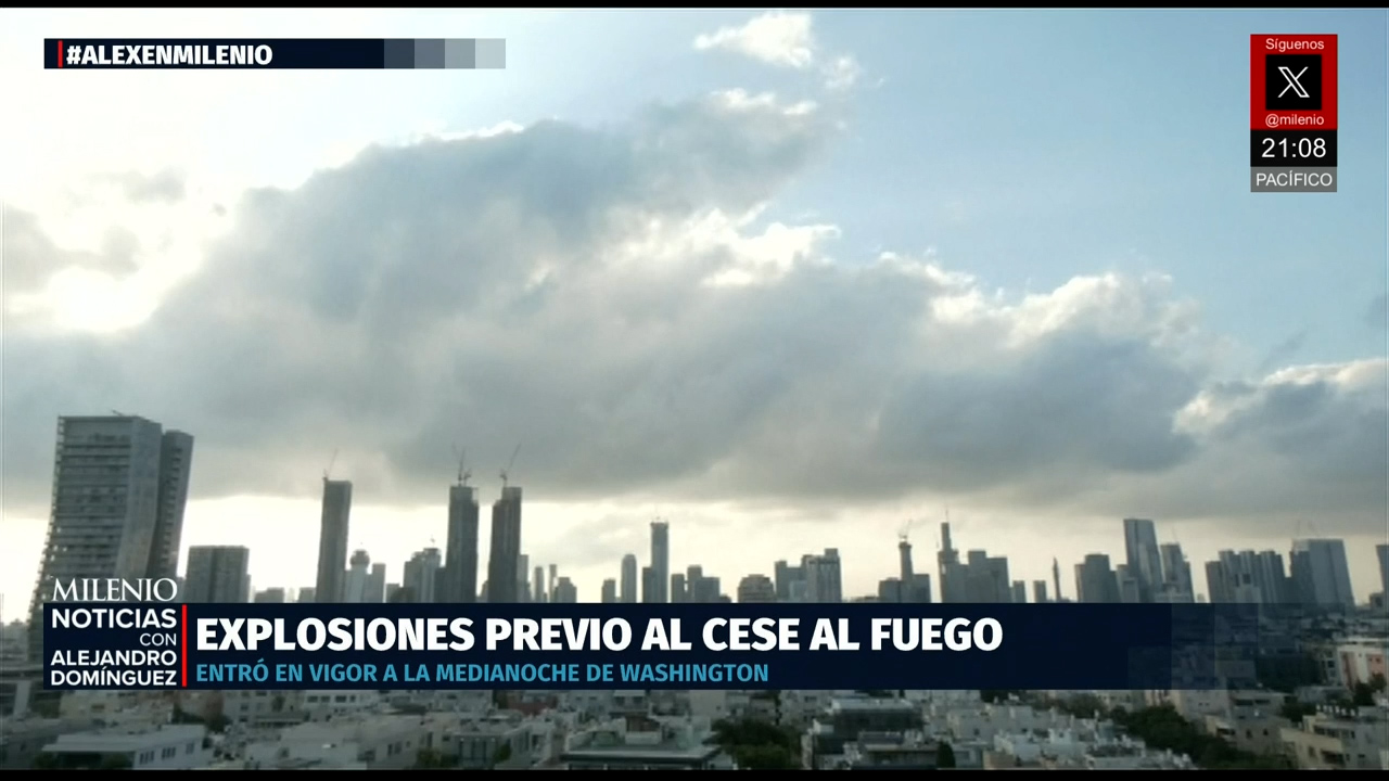 Israel despierta entre explosiones y búsqueda de refugio
