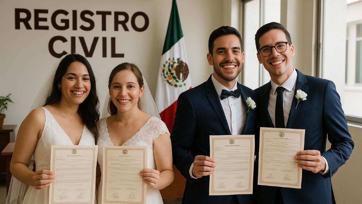 Los matrimonios igualitarios en México pueden realizarse en varios estados | Especial