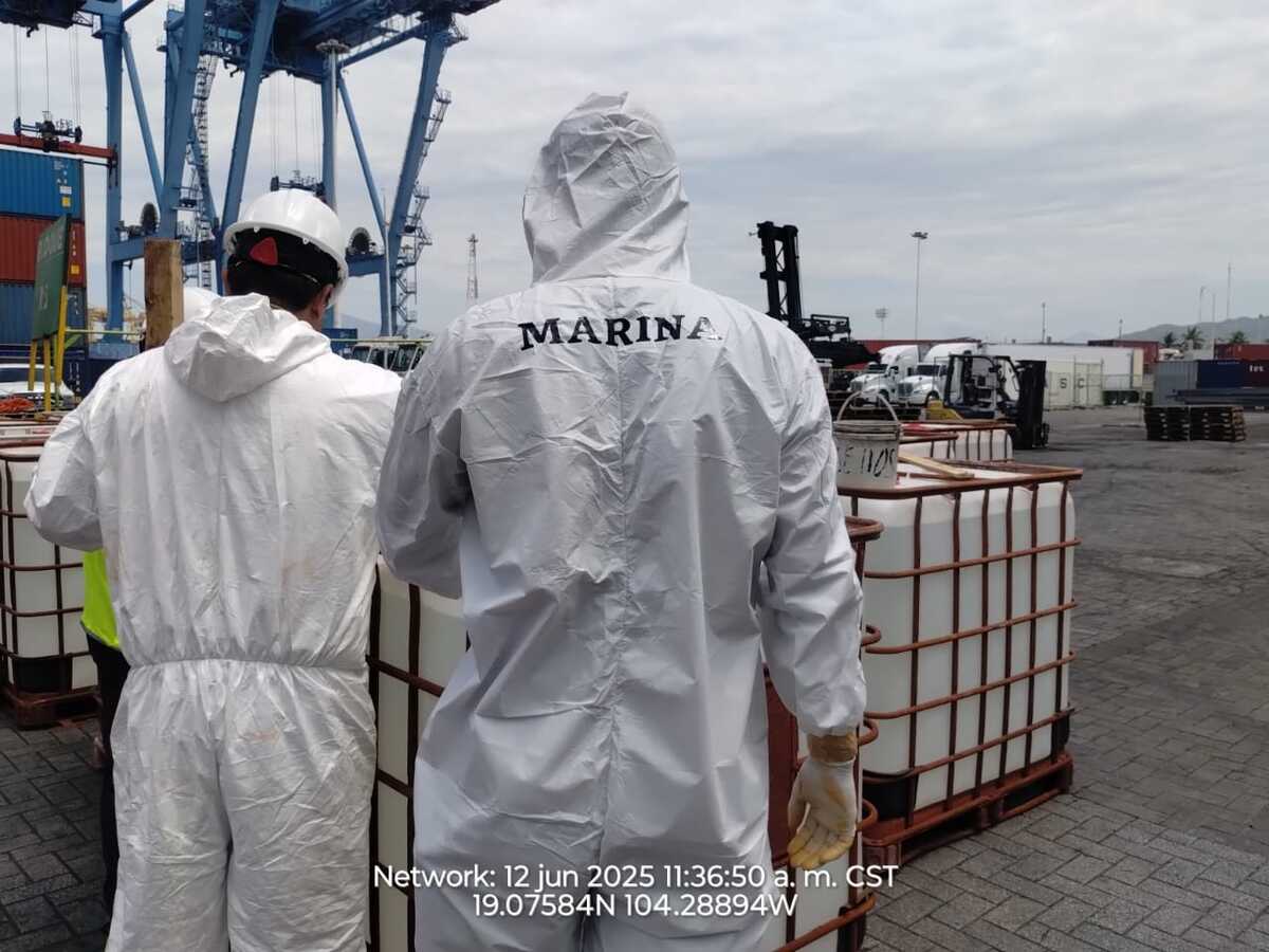 Marina y FGR aseguraron sustancias químicas | ESPECIAL
