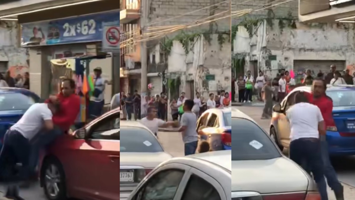 Pelea en calle de Tampico con música de Linkin Park | VIDEO