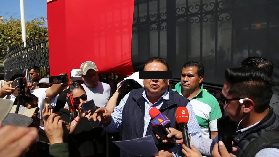 Percy Espinosa, líder de los sindicalizados. (Archivo)