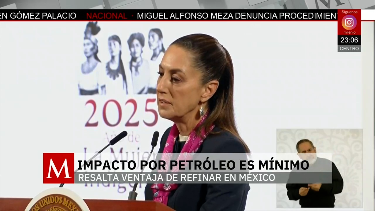 Sheinbaum garantiza que no subirá la gasolina en México pese al conflicto internacional