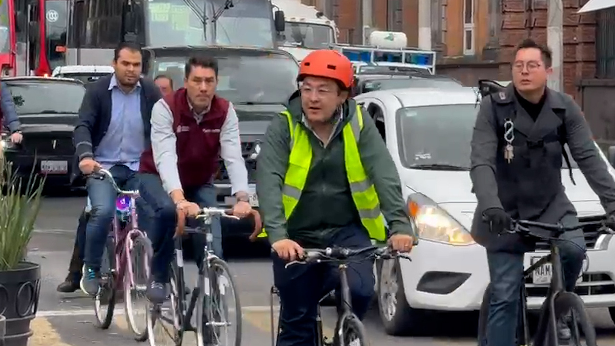En Toluca, la Semov comienza la segunda etapa de construcción de la ciclovía de Isidro Fabela