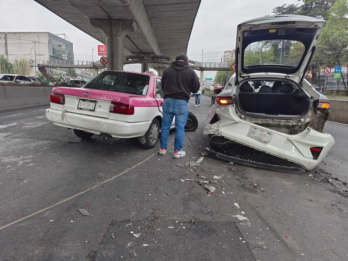 El accidente se originó tras no permitirse el paso. | Foto: Enrique Luna