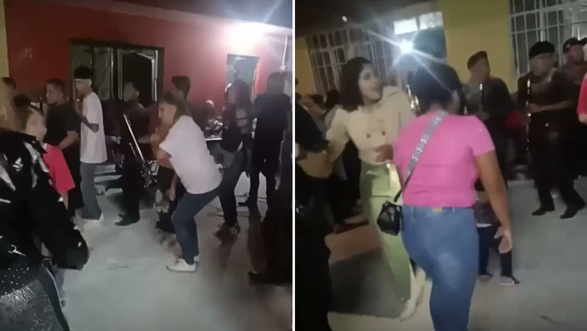 El ataque durante los festejos de San Juan, en Irapuato, fue captado en una transmisión en Facebook. | Especial