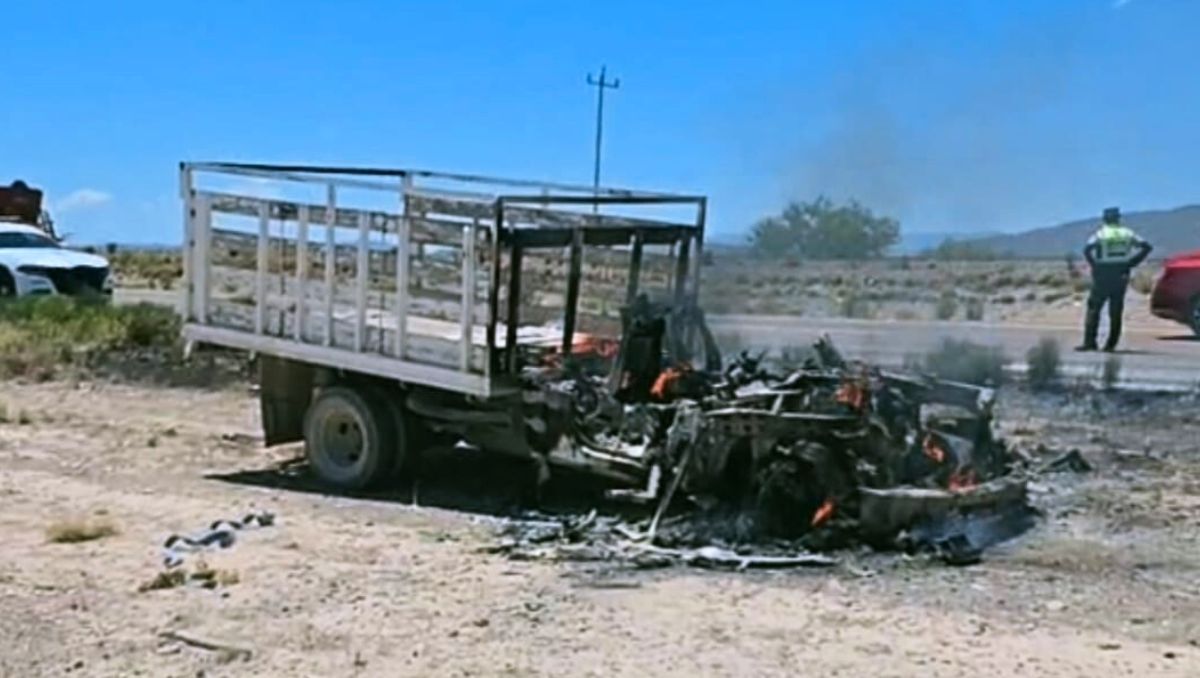 El incendio ocurrió en el tramo correspondiente a los terrenos de Parras, Coahuila. | Especial