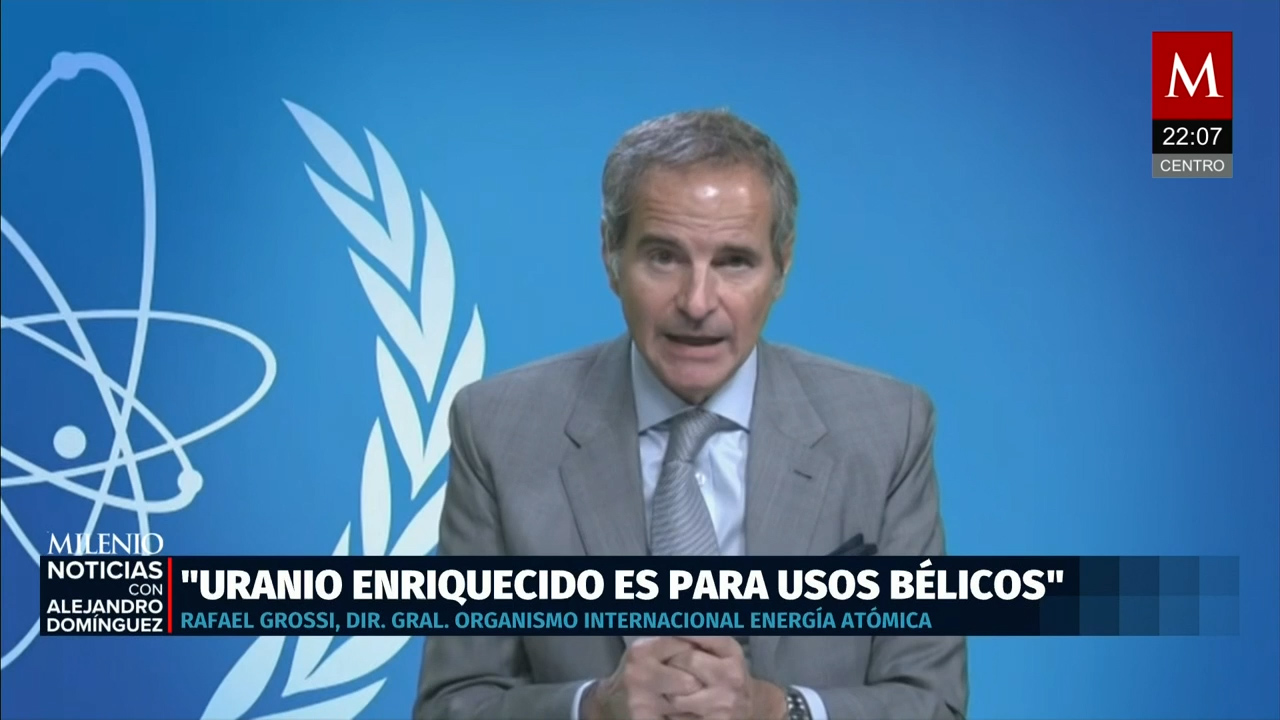 Jefe del OIEA reporta enriquecimiento de uranio y daños limitados en Irán