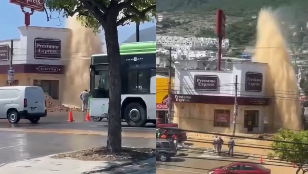 Megafuga se filtra en casa de empeño en Guadalupe. | Especial
