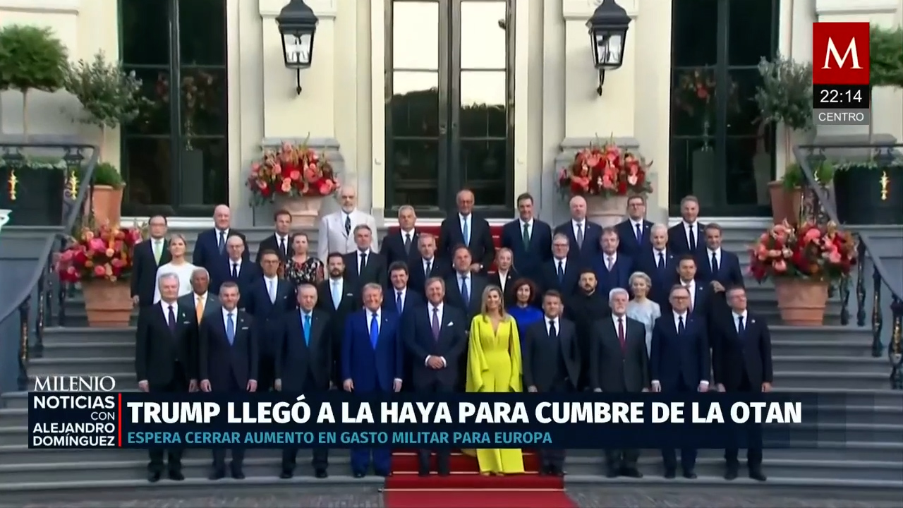 Trump recibe respaldo en cumbre de OTAN en La Haya por su manejo del conflicto iraní