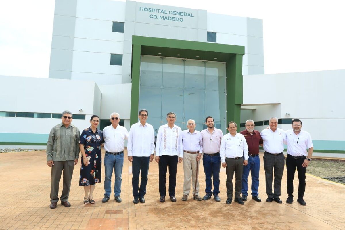 Américo Villarreal supervisa obras en hospital general en Ciudad Madero | ESPECIAL