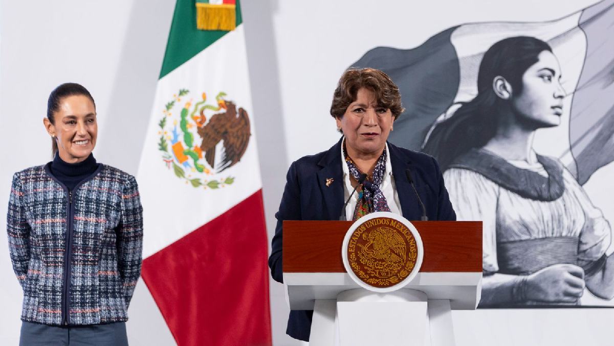 Delfina Gómez asegura que Polo del Bienestar beneficiará la economía de los mexiquenses. Foto: (Especial)