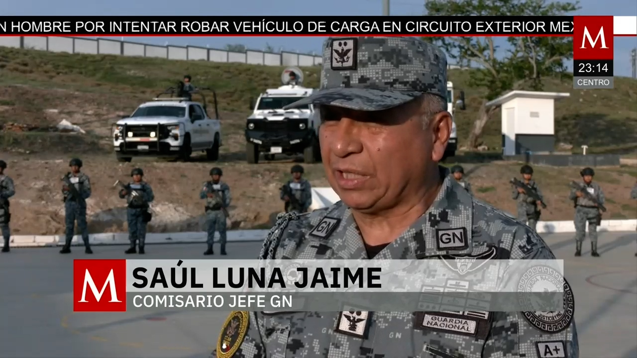 Guardia Nacional intensifica estrategia de seguridad en el sur y sureste de México