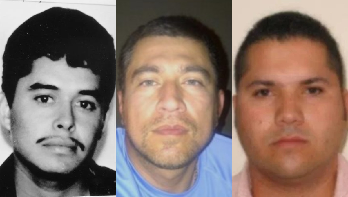 En la lista destacan algunos narcotraficantes, como 'El Chapo Isidro' o Rafael Caro Quintero (Especial | FBI)