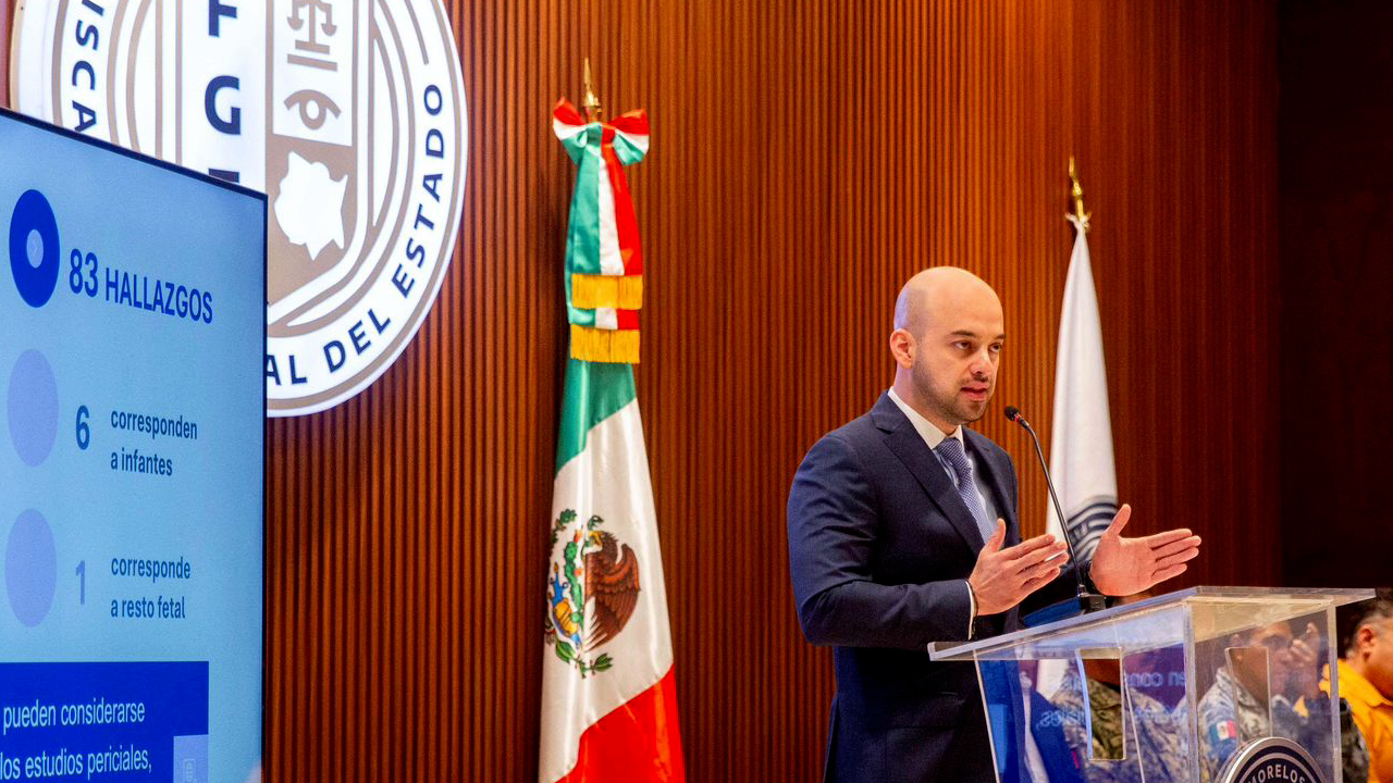 Resultados forenses de fosas de Jojutla tardarán varios meses: Fiscal de Morelos