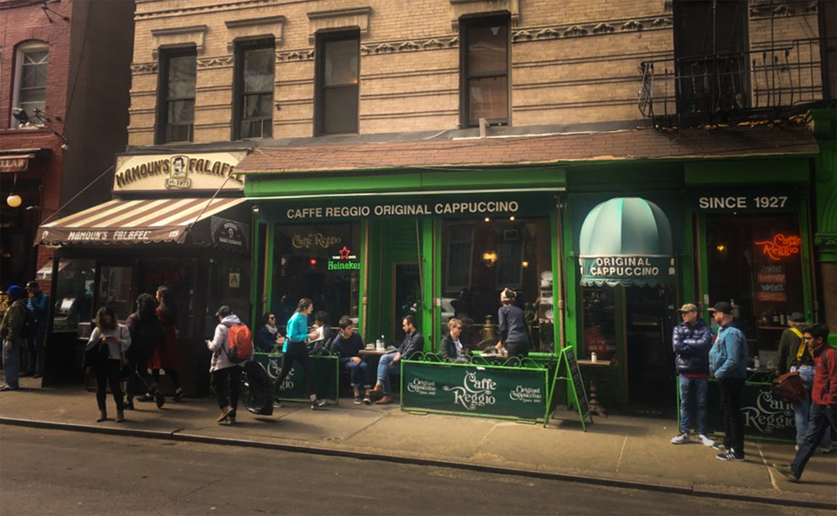 Caffe Reggio en Greenwich Village, Nueva York. (Archivo)