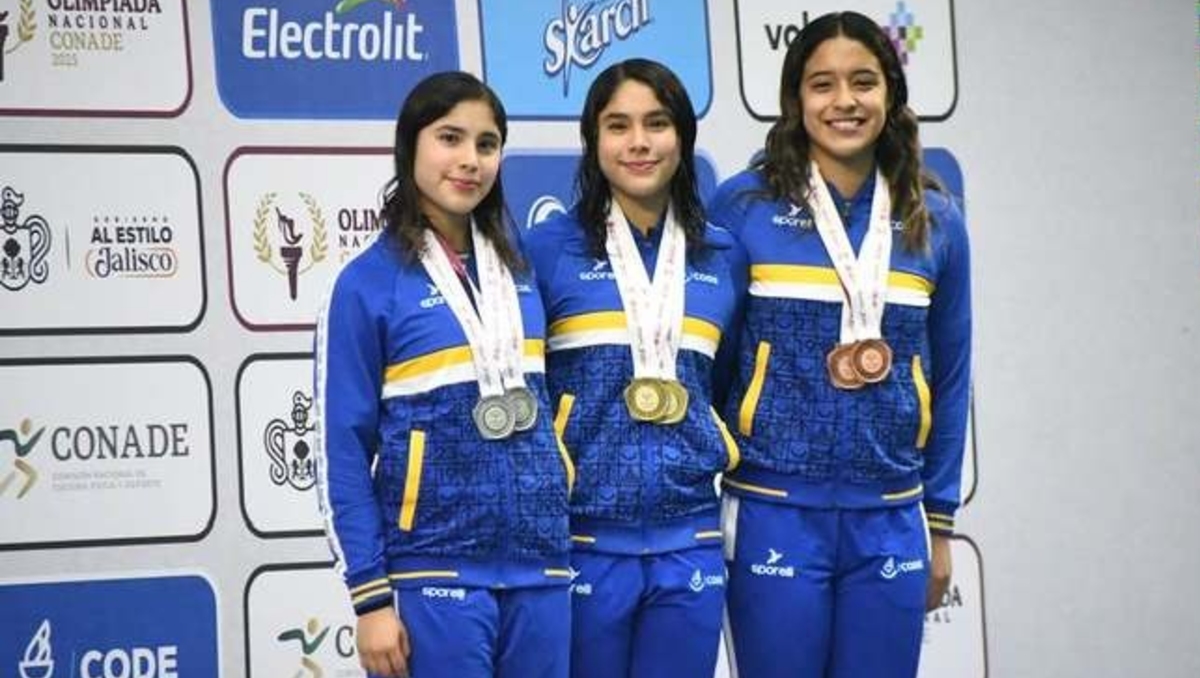Clavados aportó una buena cuota al medallero jalisciense en la Olimpiada Nacional (Foto: Cortesía)