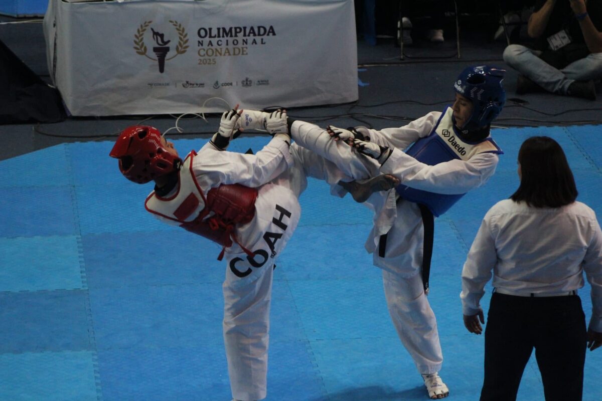 Coahuila gana plata y bronce en taekwondo. (Especial)