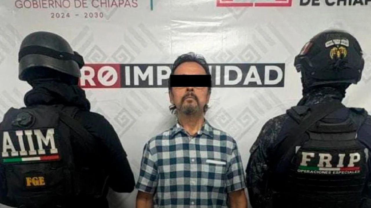 Detienen a Gustavo Adolfo 'N', presunto integrante del cártel inmobiliario de Chiapas
