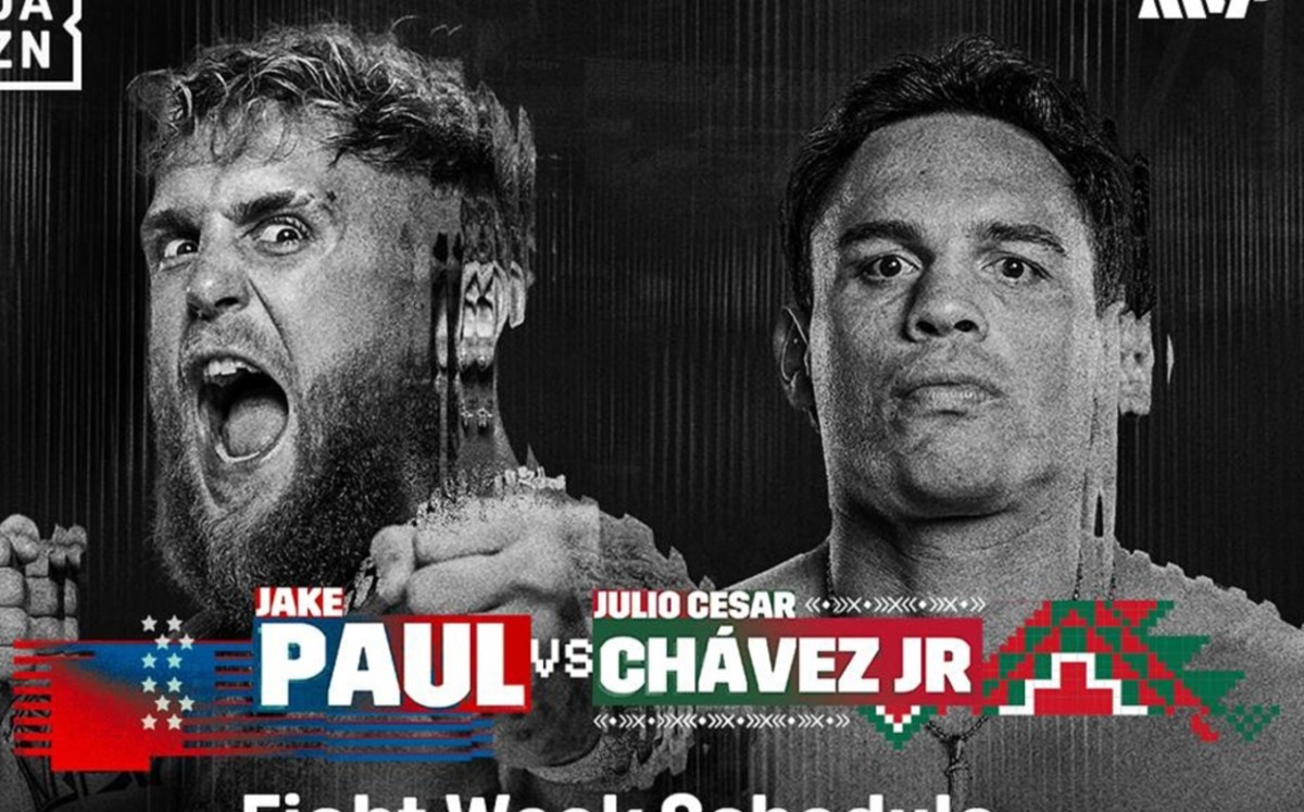 Pesaje de Jake Paul vs Julio César Chávez EN VIVO hoy evento de box (Instagram @jcchavezjr)
