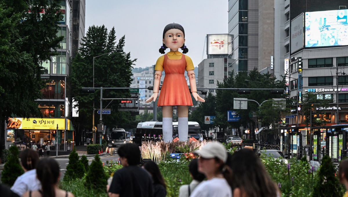 Desfile de El Juego del Calamar en Seúl