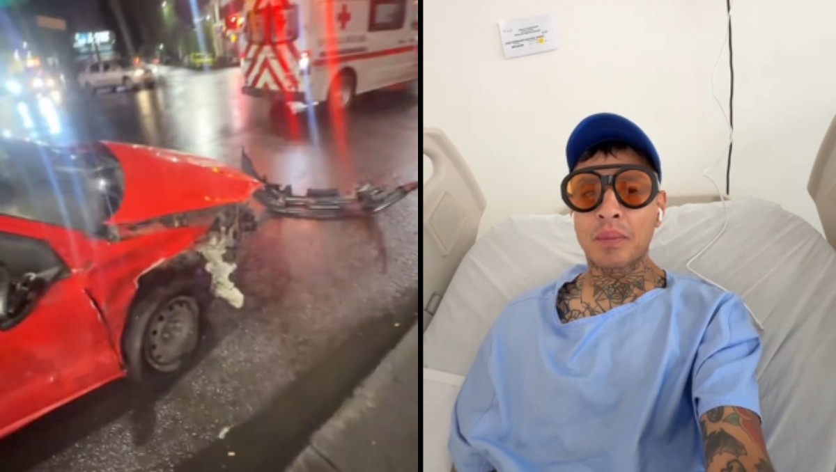 Fer Carnal hospitalizado tras accidente automovilistico