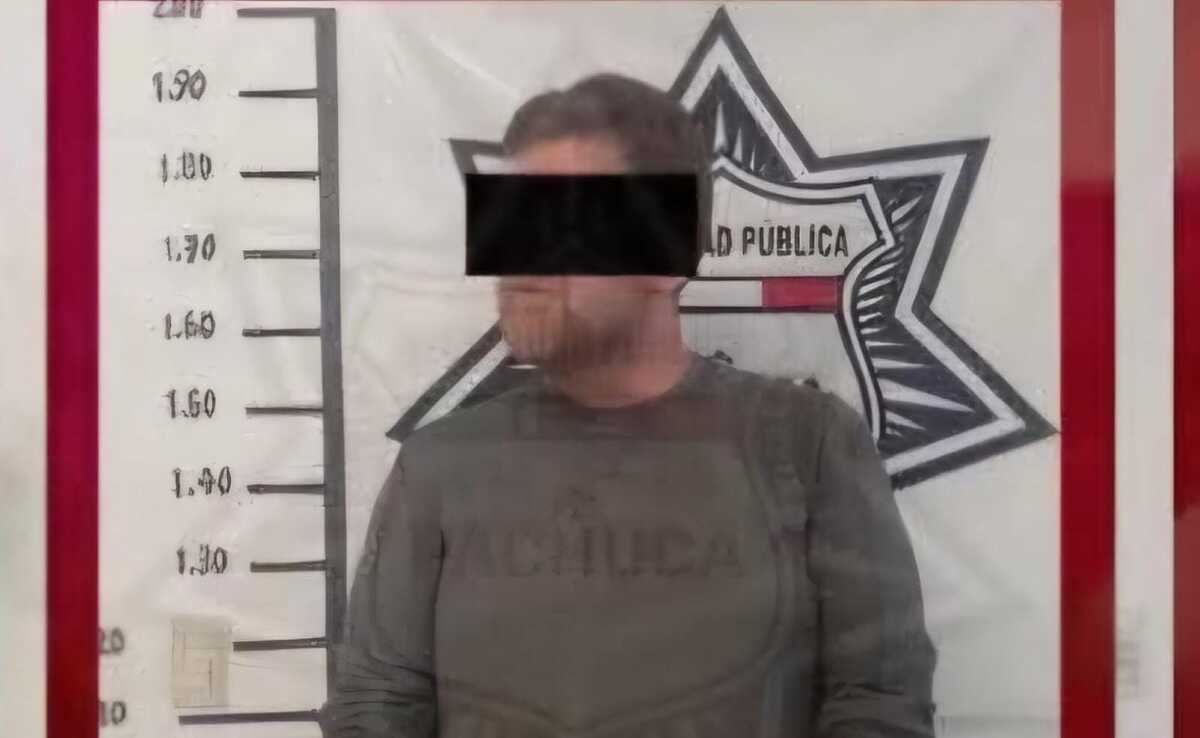 Hombre detenido por agresión verbal. (Cortesía)