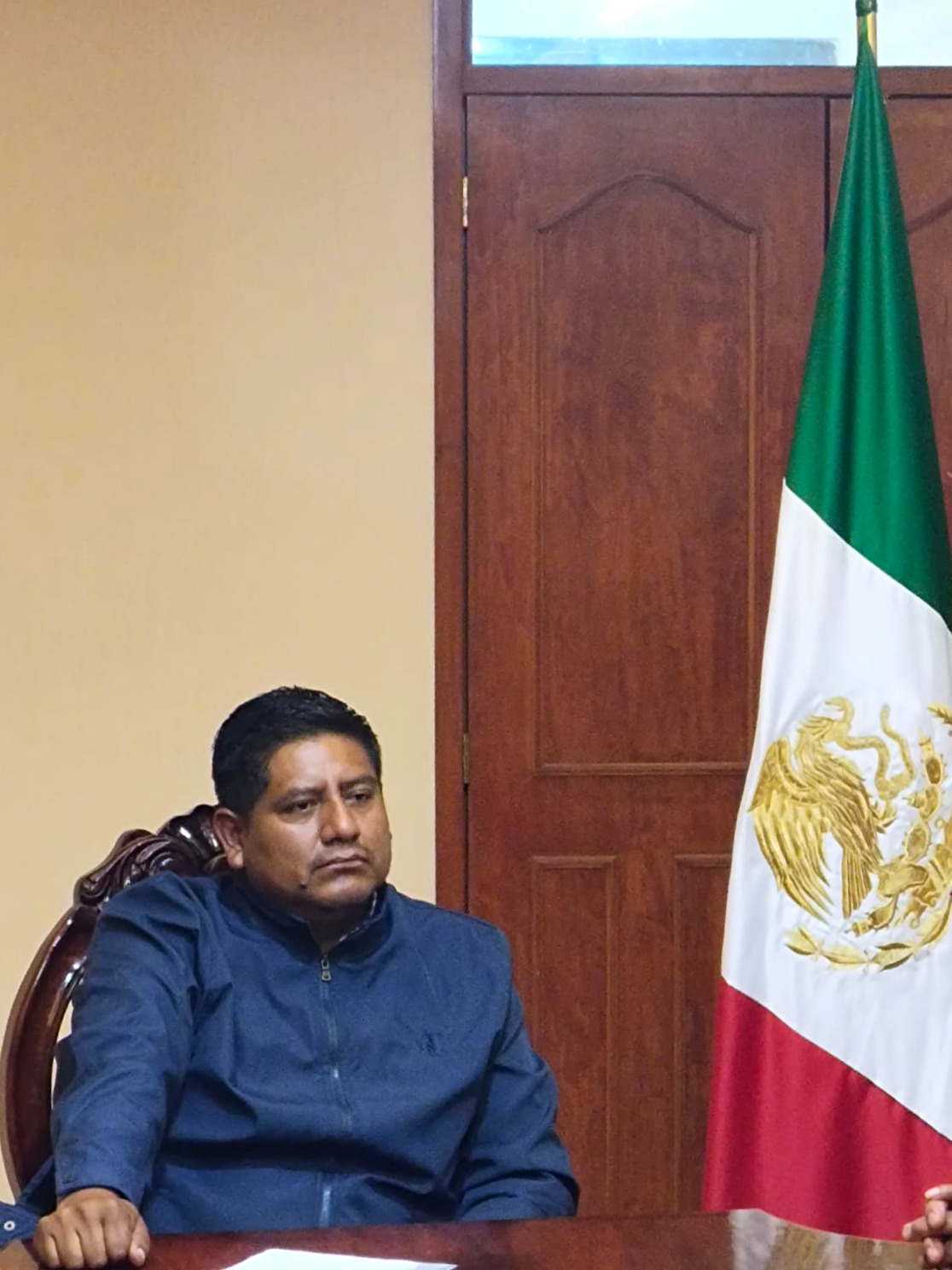 José Luis González Hernández, alcalde de Cuautinchán, Puebla.