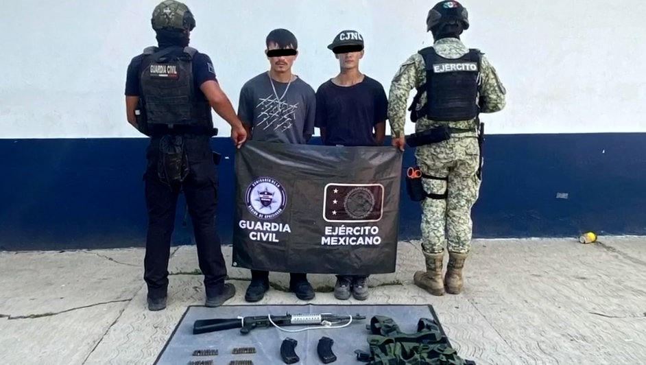 Michoacán: Detienen a 3 presuntos miembros del Cártel Jalisco Nueva Generación