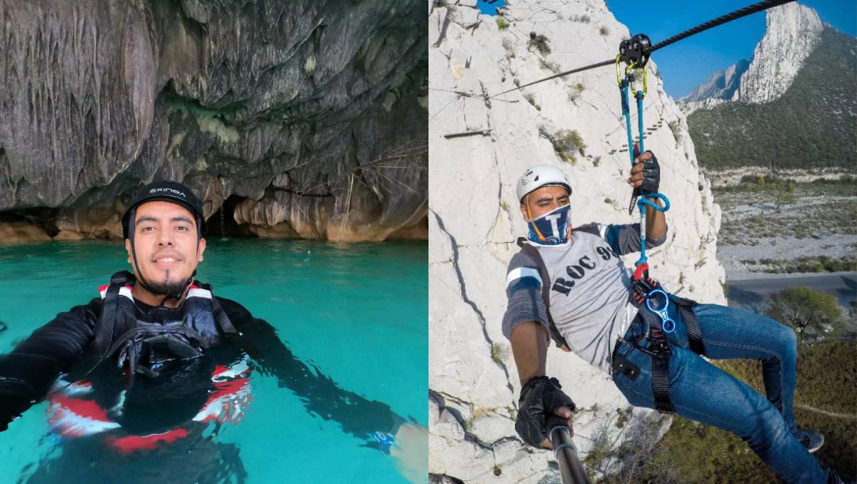 Osvaldo Badillo falleció recorría ríos y montañas de NL. / Especial
