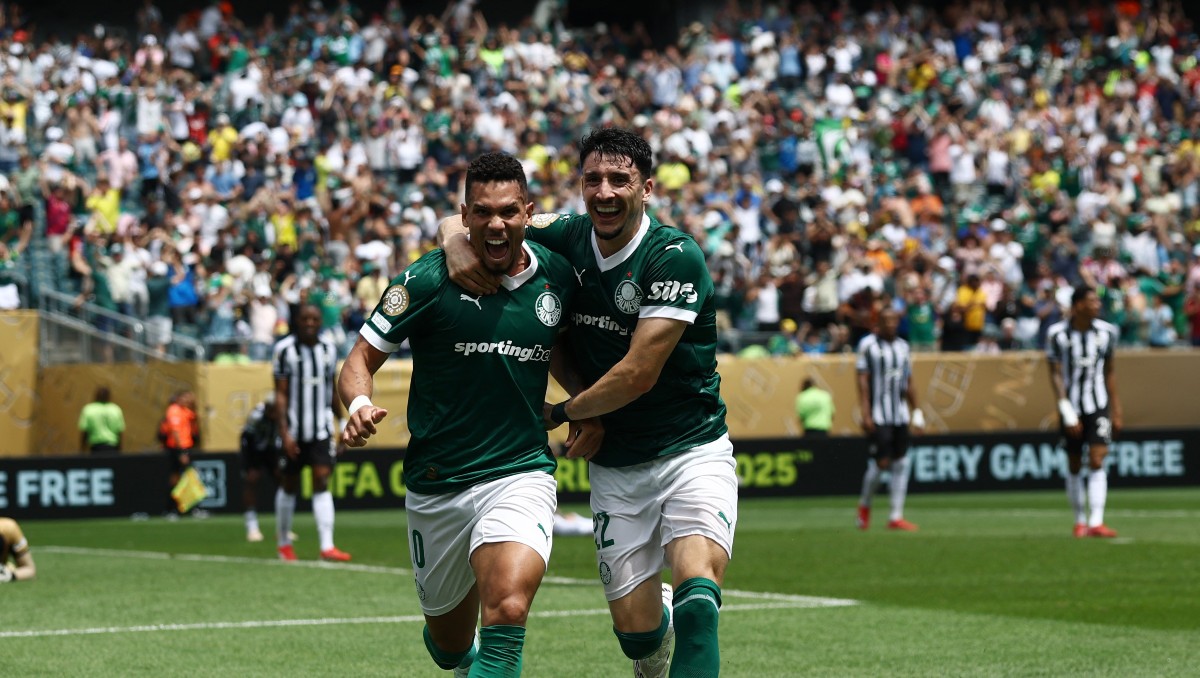 Palmeiras avanza a cuartos de final del Mundial de Clubes tras vencer a Botafogo (Reuters)