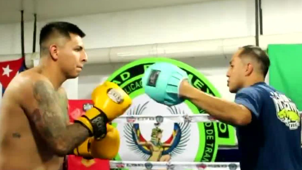 Servidores públicos entrenan en gym de boxeo en la CdMx