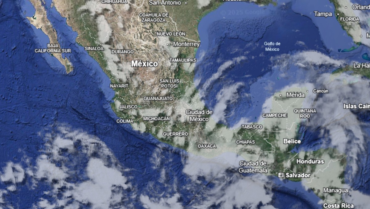 SMN vigila desarrollo ciclónico al sur de Oaxaca; 70% de probabilidad en 48 horas | Google Earth